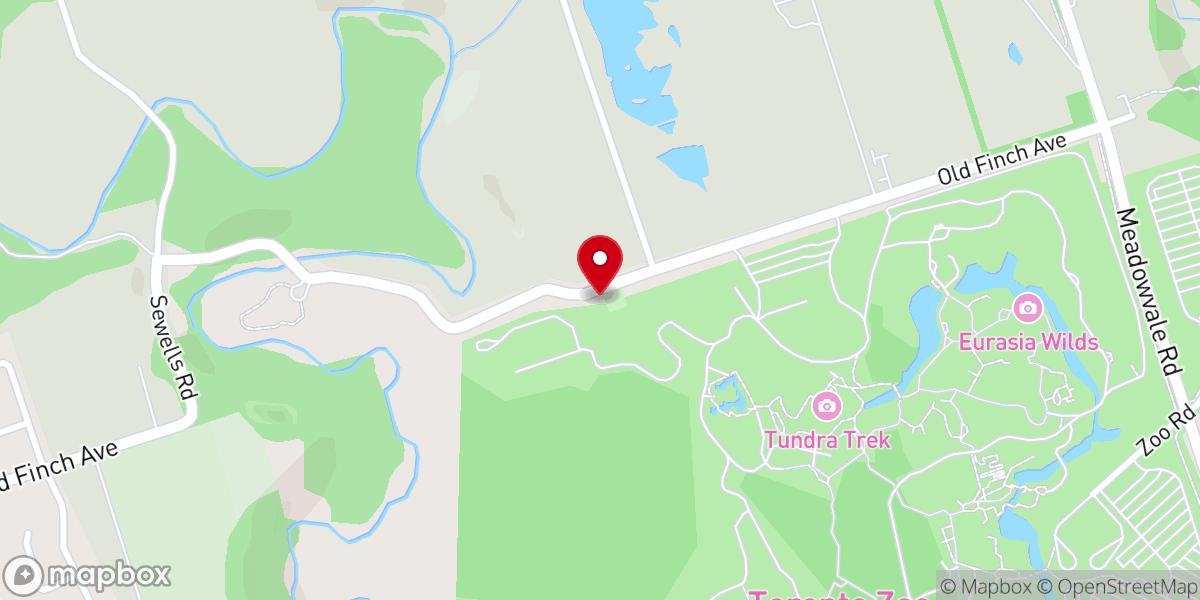 Map showing location of Hillside Church