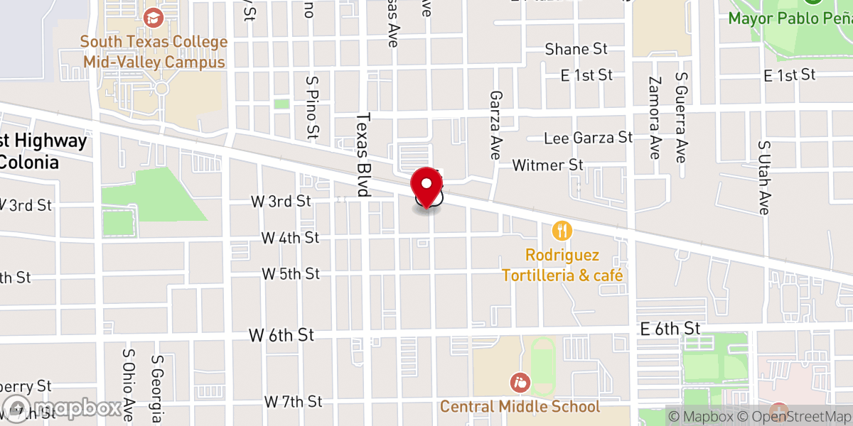 Map showing location of Higher Frequency Community Church