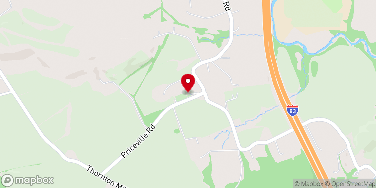 Map showing location of Gunpowder Friends Meeting