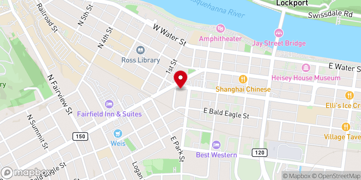 Map showing location of Church Street Associates