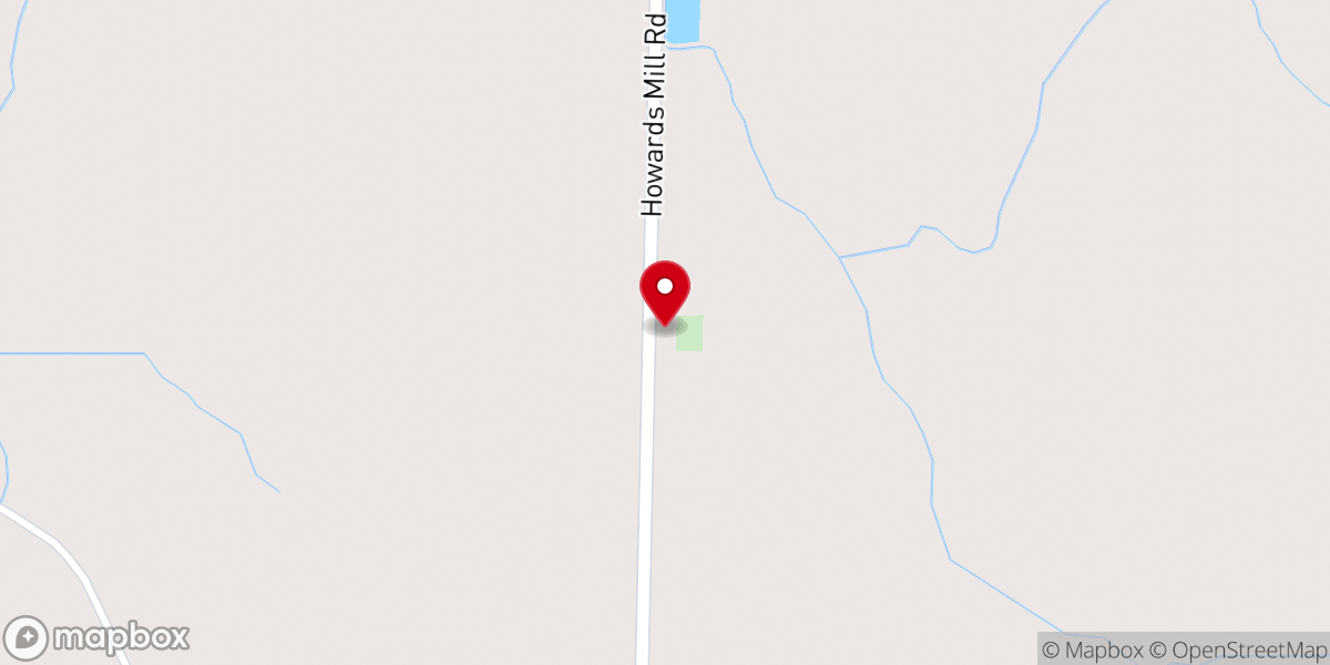 Map showing location of Midway Missionary Baptist Church
