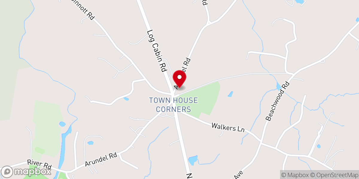 Map showing location of First Congregational Church of Kennebunkport