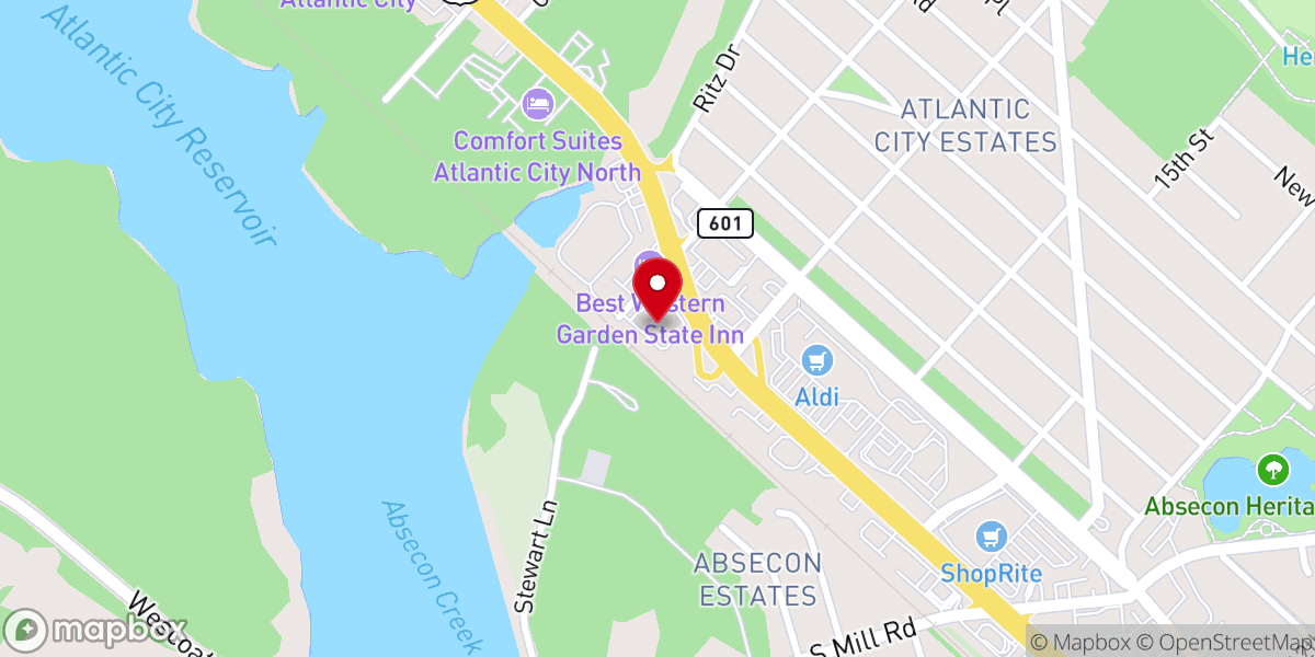 Map showing location of Black Horse Chapter
