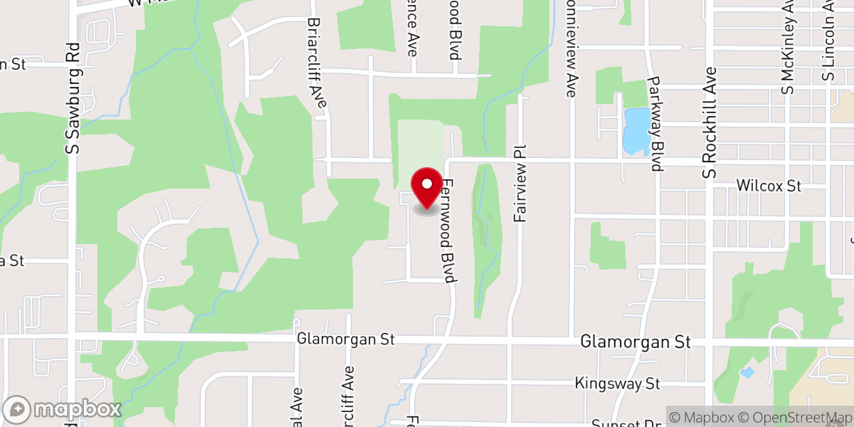 Map showing location of Regina Coeli Church