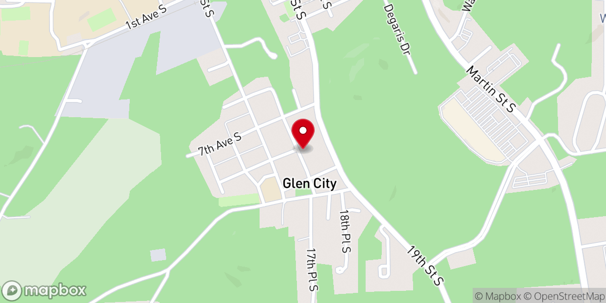 Map showing location of Jacobs Christian Methodist Episcopal Chapel