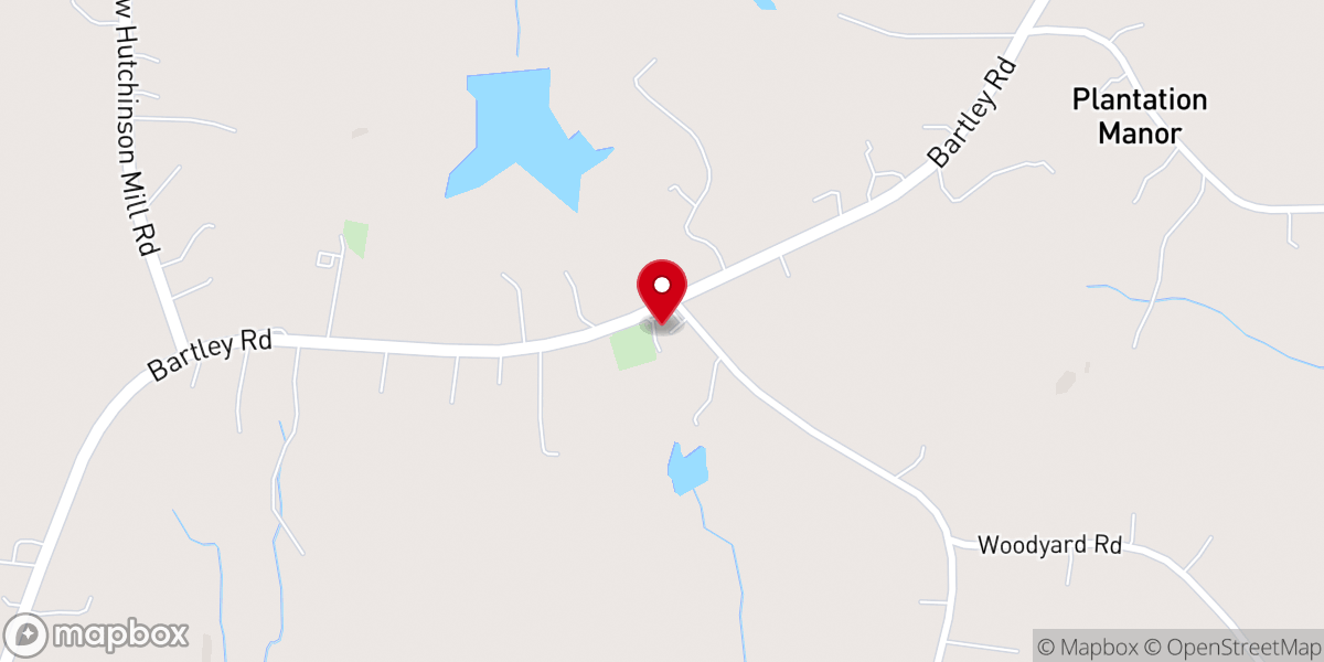 Map showing location of Gray Hill Church of God