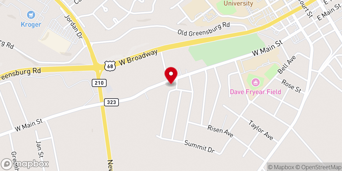 Map showing location of Hope International Ministries