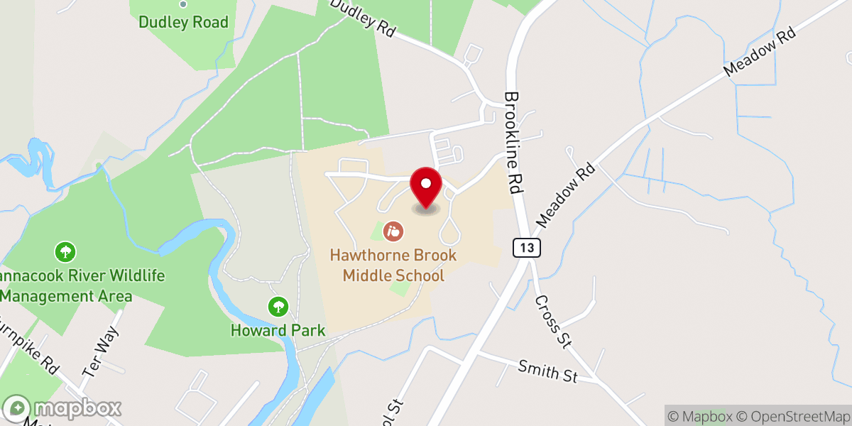 Map showing location of Christ Church Townsend