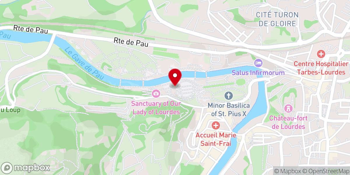Map showing location of Mass and Candle Office