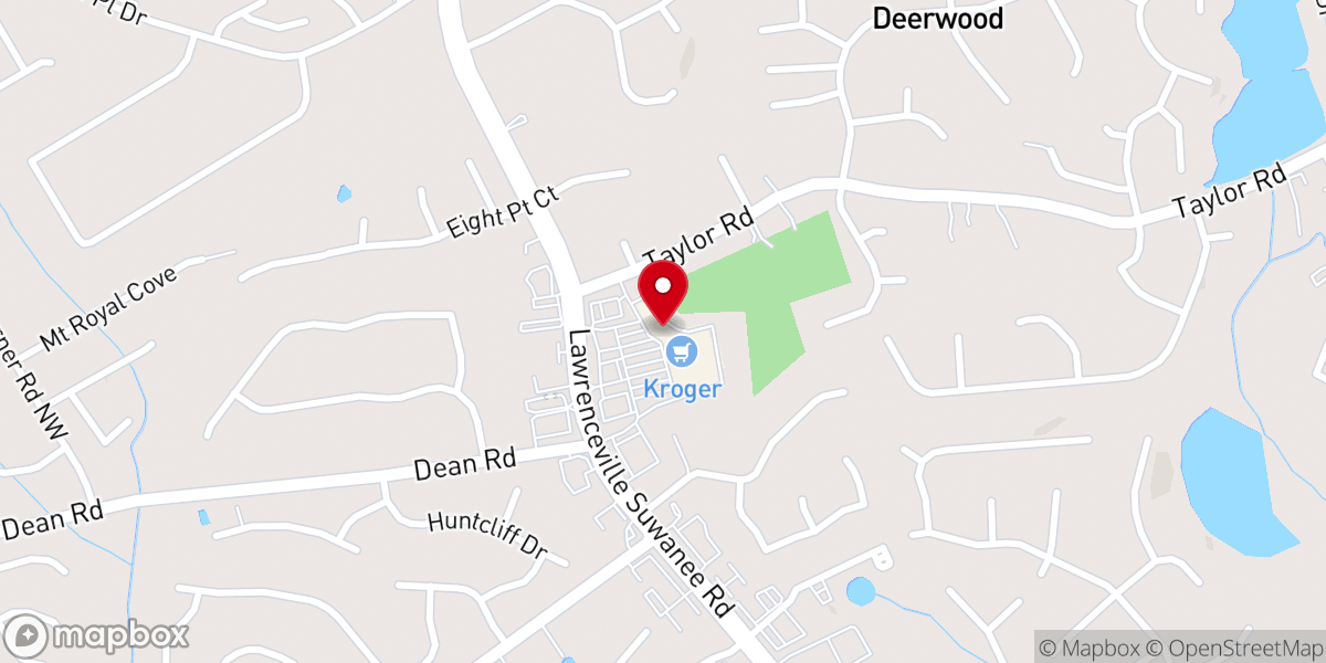 Map showing location of Lords Presbyterian Church