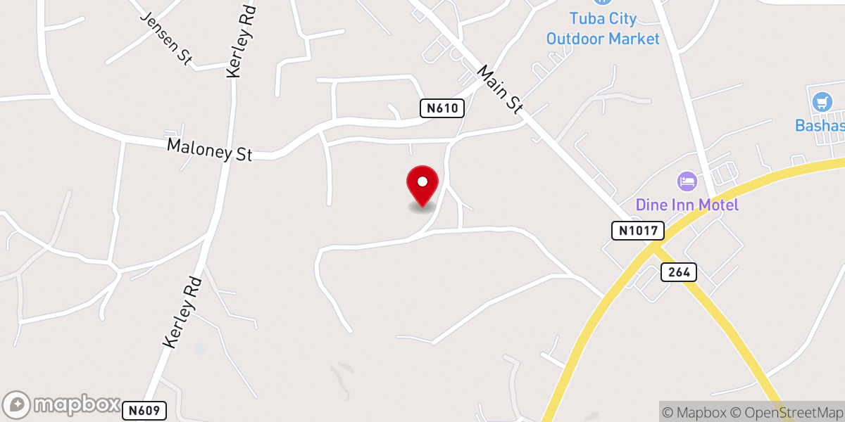 Map showing location of Tò-Nanéésdíz Holiness Church
