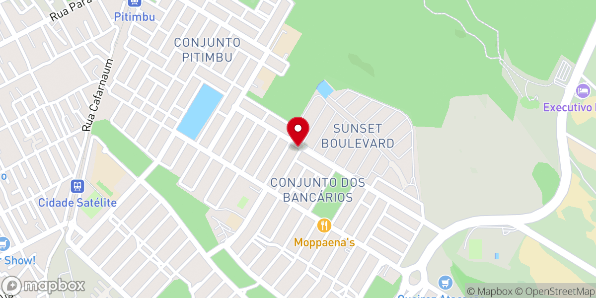Map showing location of Igreja Evangélica Congregacional do Satélite