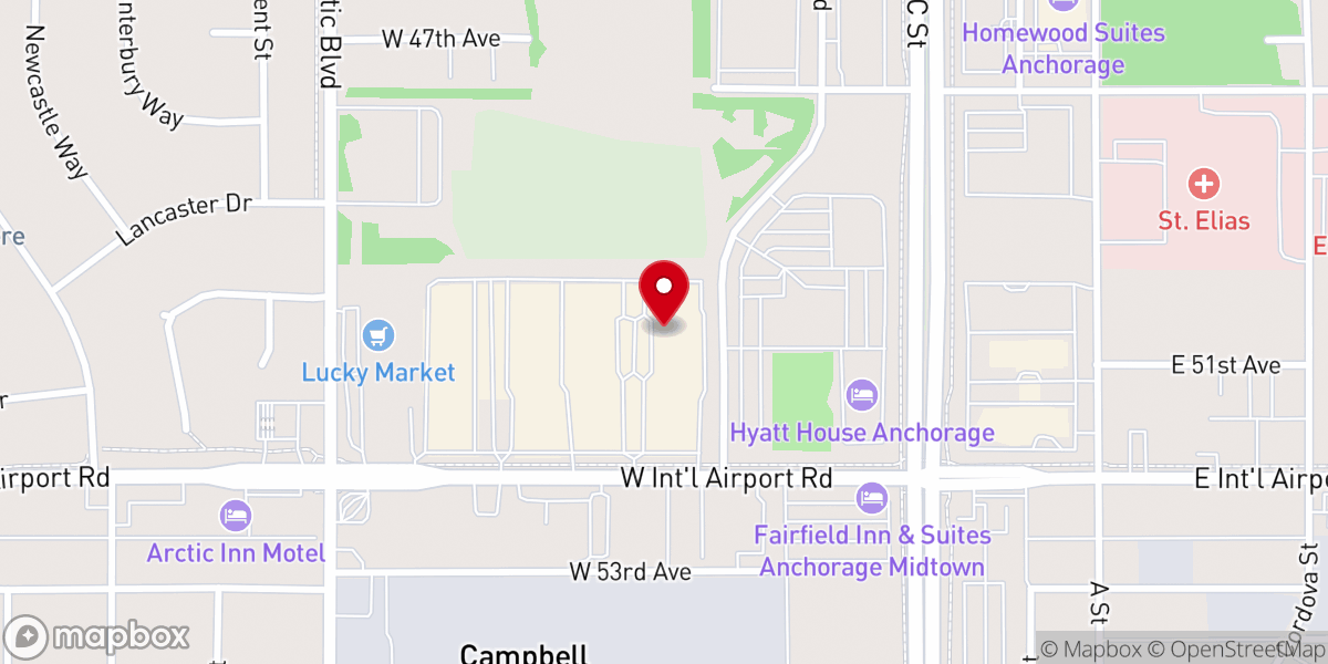 Map showing location of The Ark of Hope Filipino Christian Church