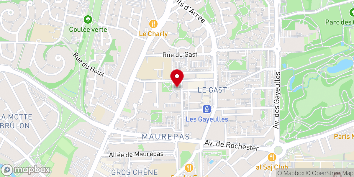 Map showing location of Église Connect