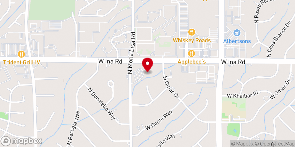 Map showing location of Ina Road Church of Christ