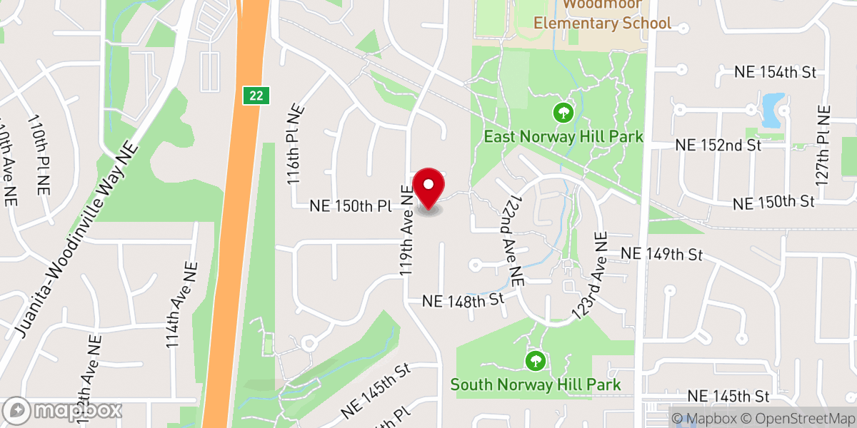 Map showing location of Queensgate Baptist Church
