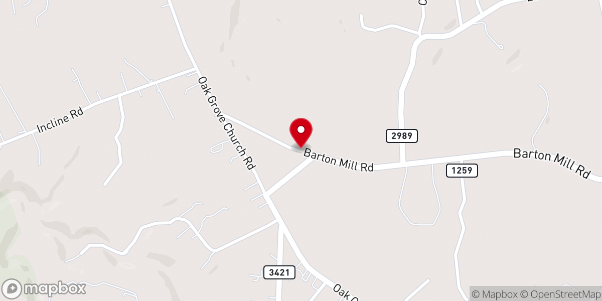 Map showing location of Barton Chapel
