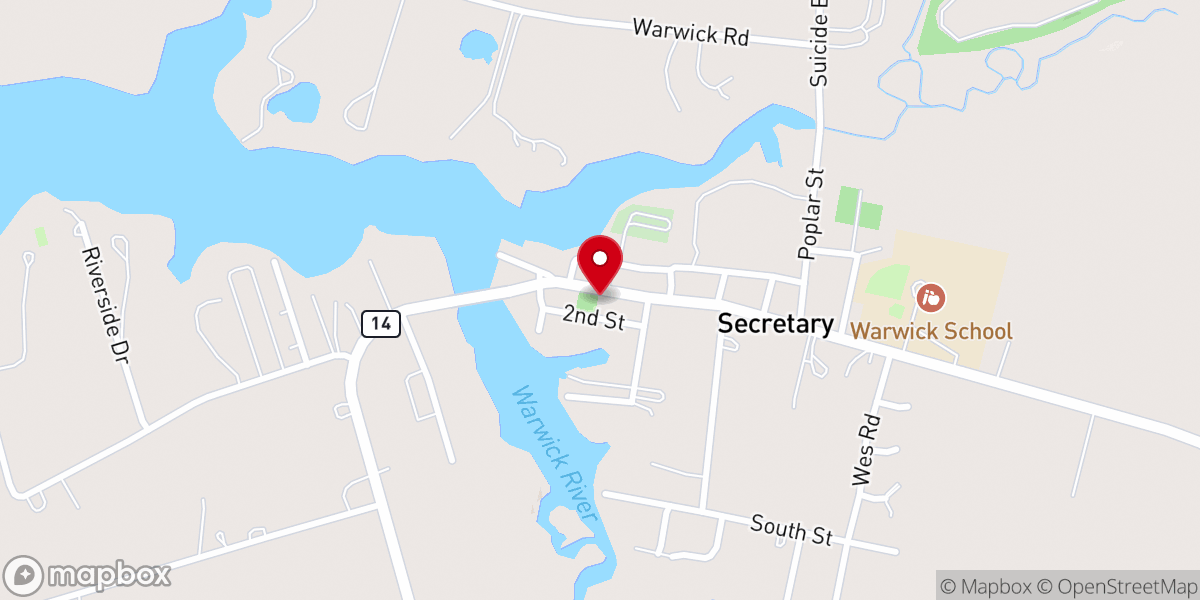 Map showing location of Saint Lukes Church