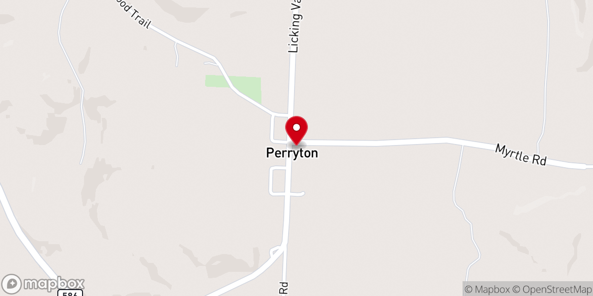 Map showing location of Perryton Church of Christ
