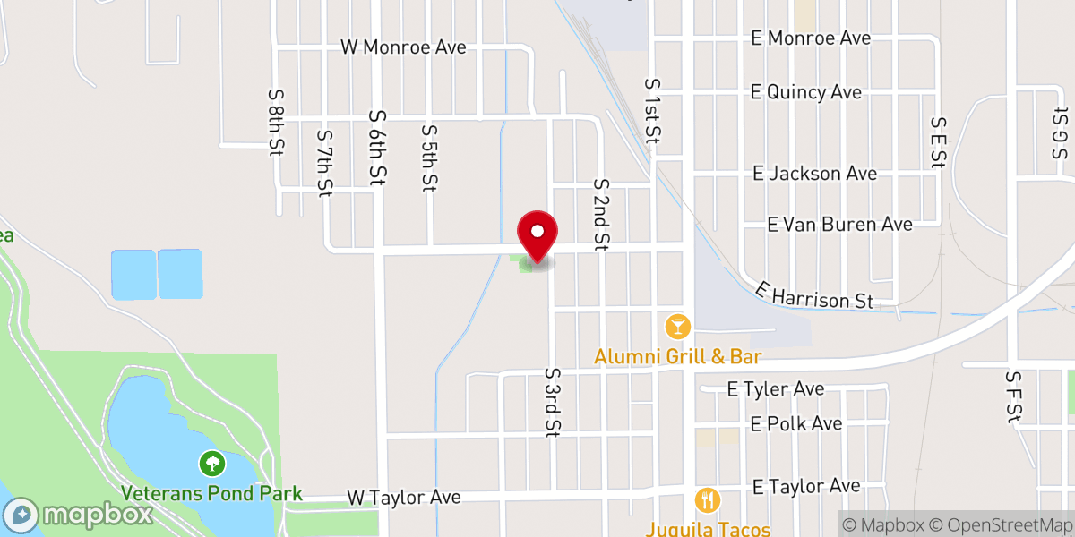 Map showing location of Calvary Chapel of Arkansas City