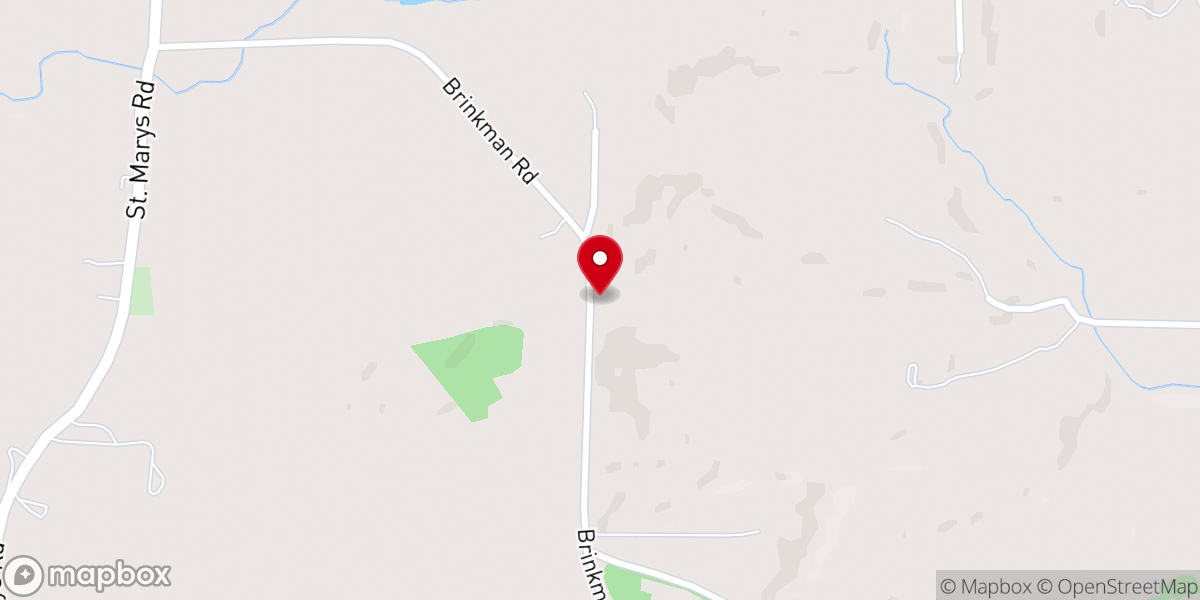 Map showing location of Rose Hill Missionary Baptist