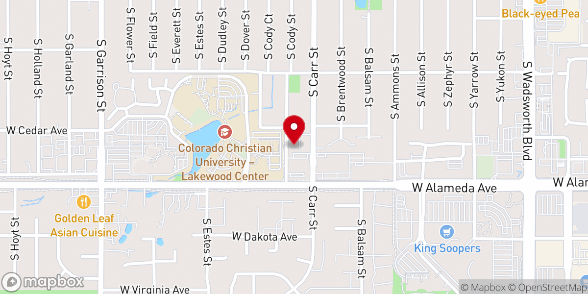 Map showing location of Comunidad Cristiana Inc