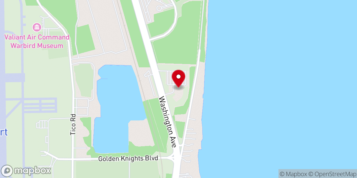 Map showing location of New Life Space Coast