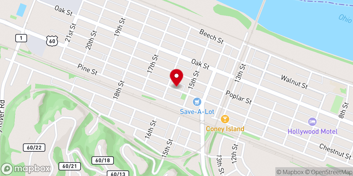 Map showing location of Good Samaritan Center