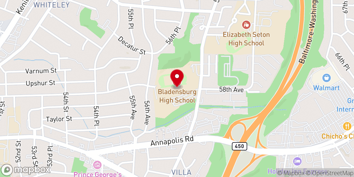Map showing location of Genesis Church