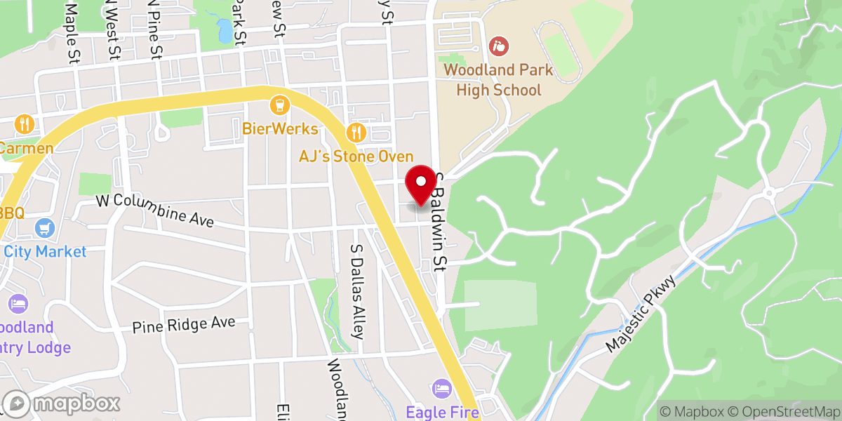 Map showing location of The Lock Shop