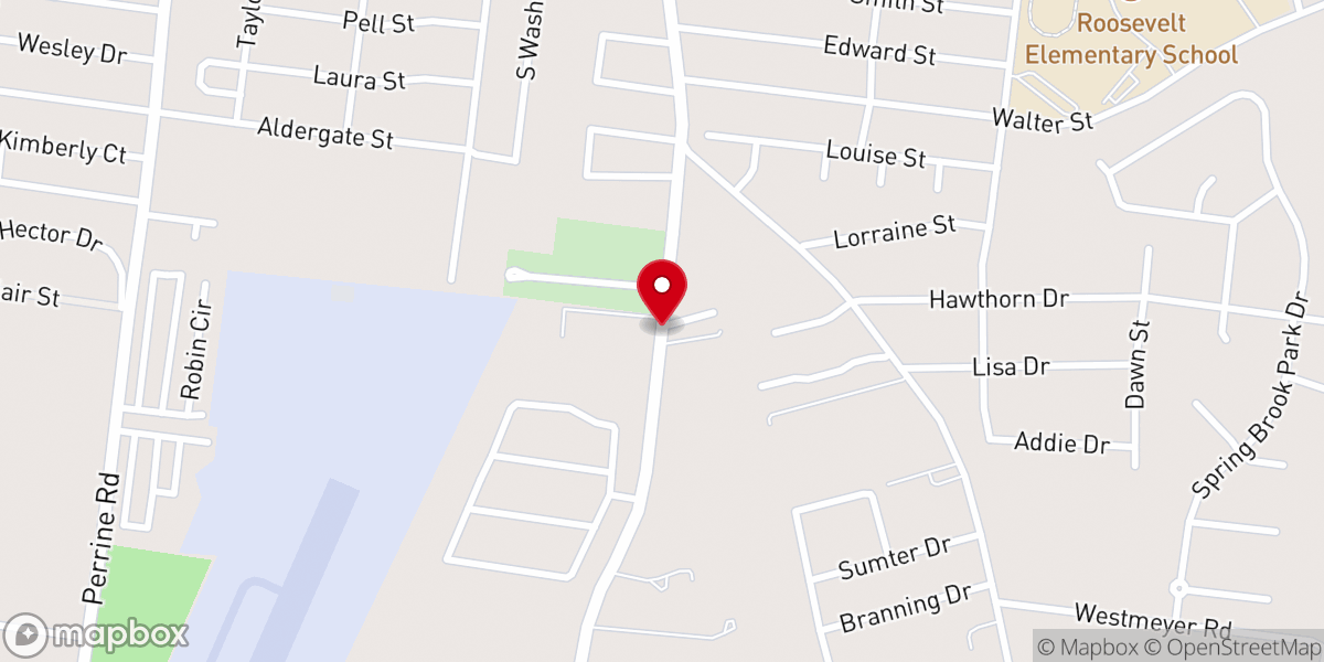 Map showing location of Heritage / Jesus Worship Center