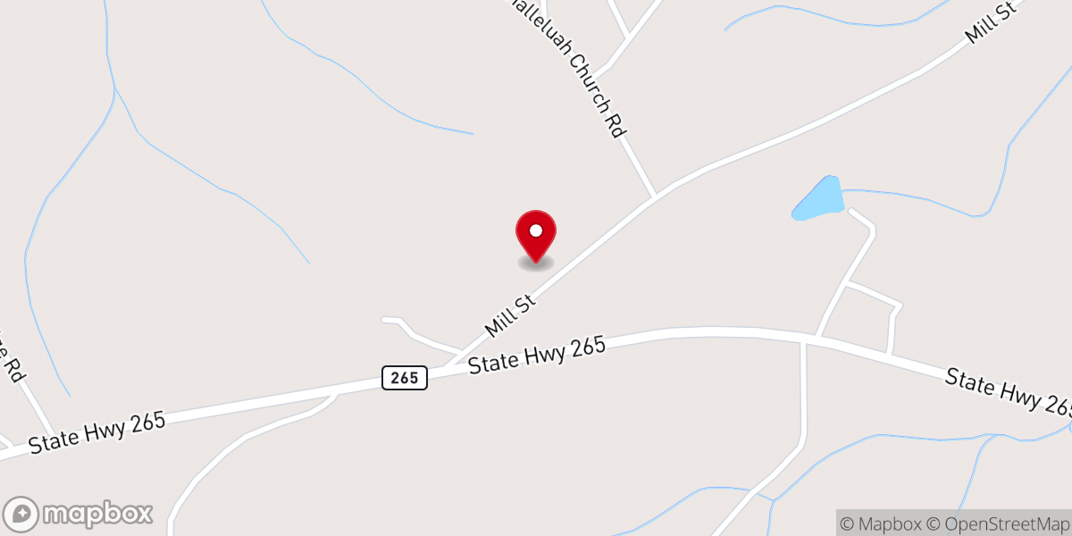 Map showing location of Ruby Church of God Parsonage