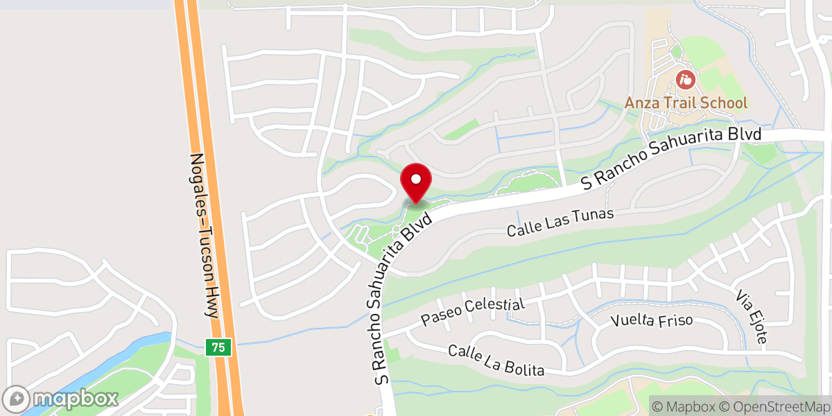 Map showing location of Safari Park