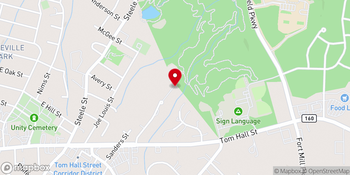 Map showing location of Antioch International Church Inc