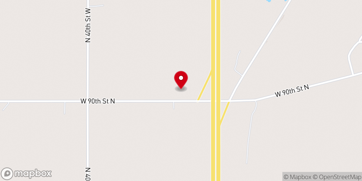 Map showing location of The Church of God In Oklahoma