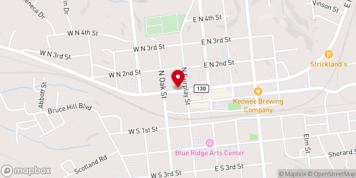 Map showing location of Kingdom Glory Church