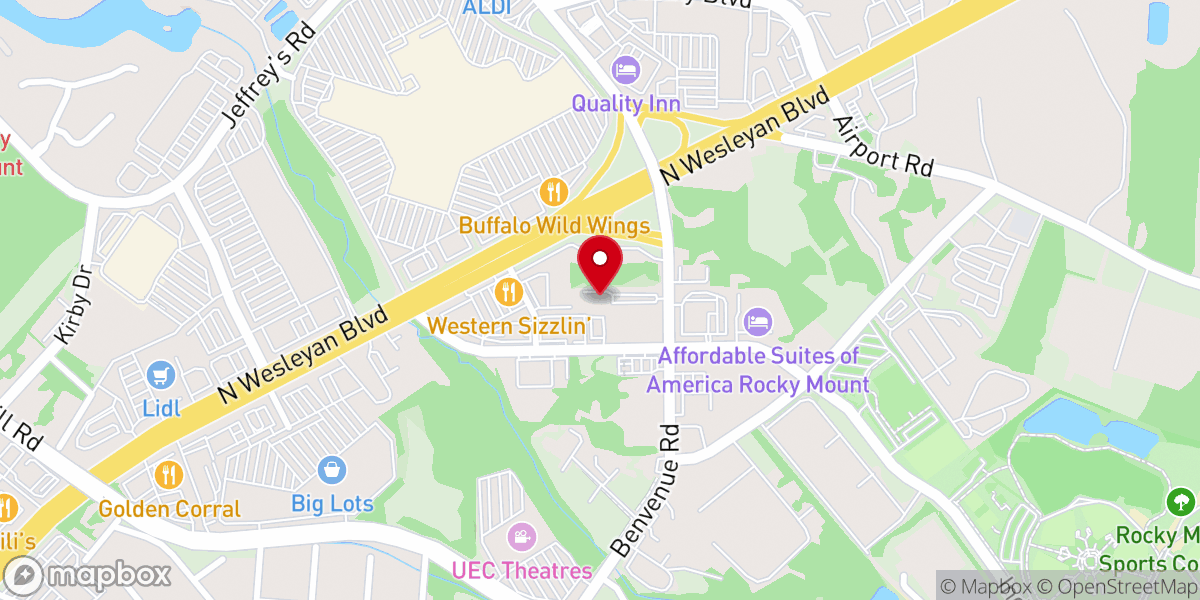 Map showing location of New Covenant Christian Faith Church
