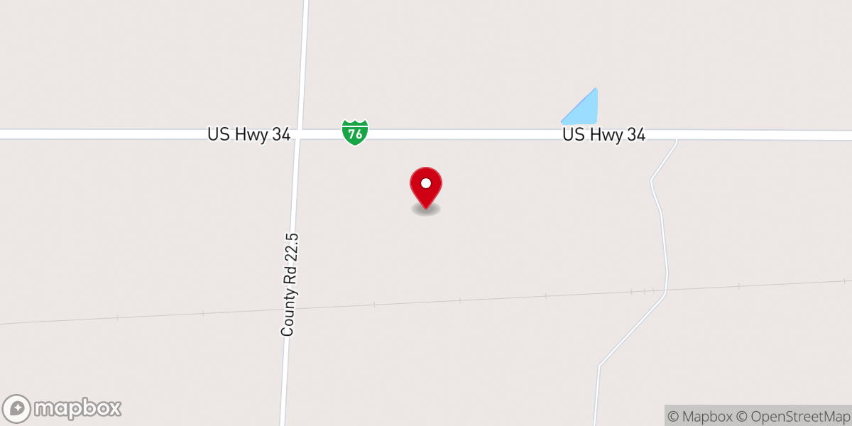 Map showing location of Platte Valley Baptist Church