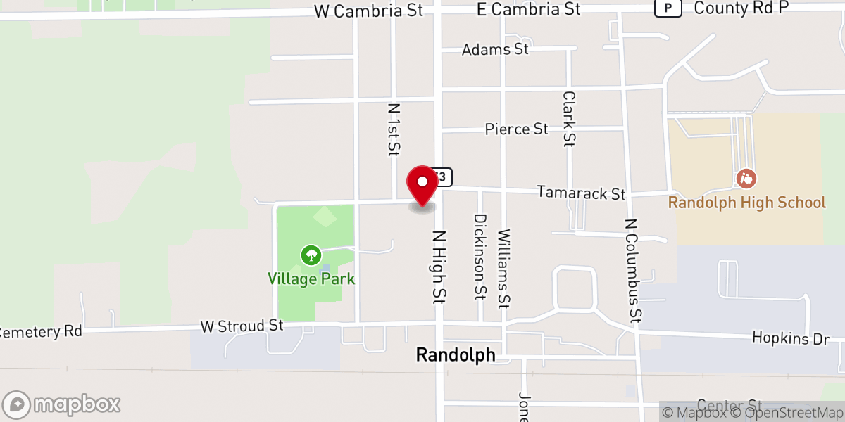 Map showing location of Bethany Presbyterian Church