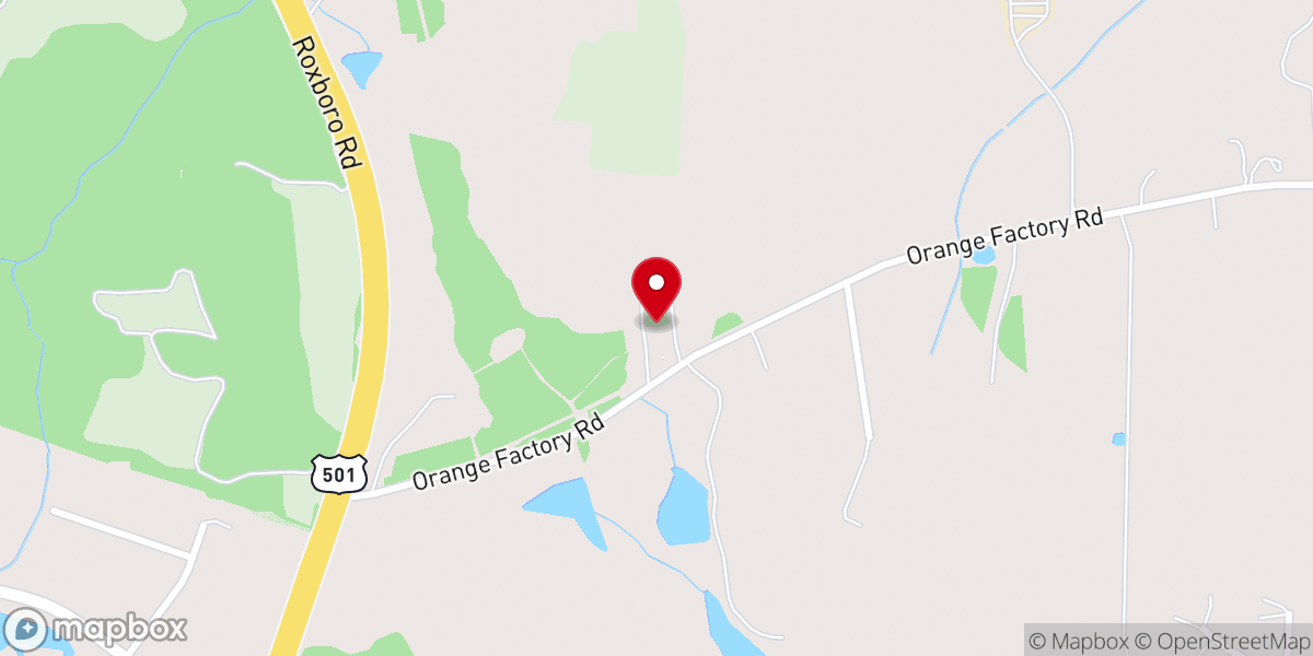 Map showing location of Northern Free Will Baptist Church