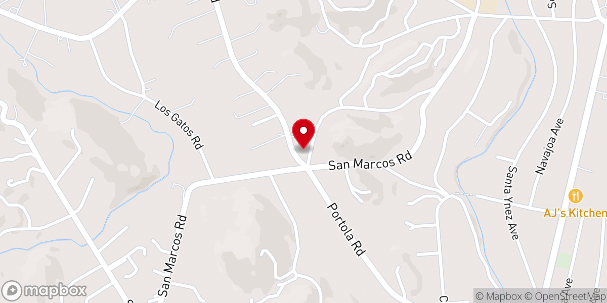Map showing location of Calvary Chapel of Atascadero