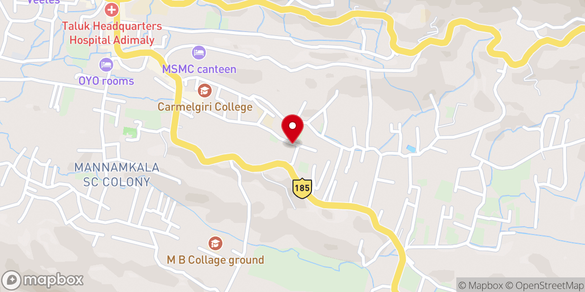 Map showing location of Bethel Ag Church