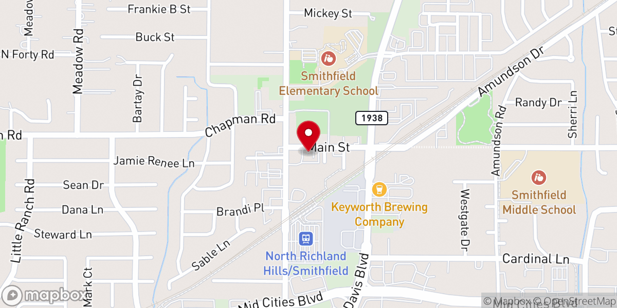 Map showing location of One:16 Bible Church