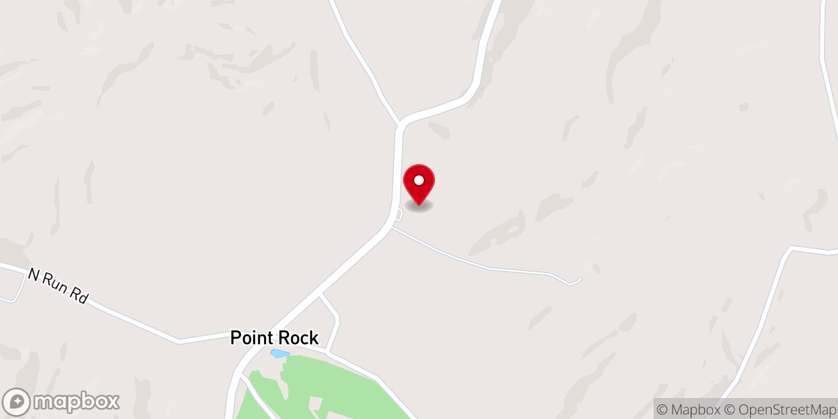 Map showing location of Columbia Chapel