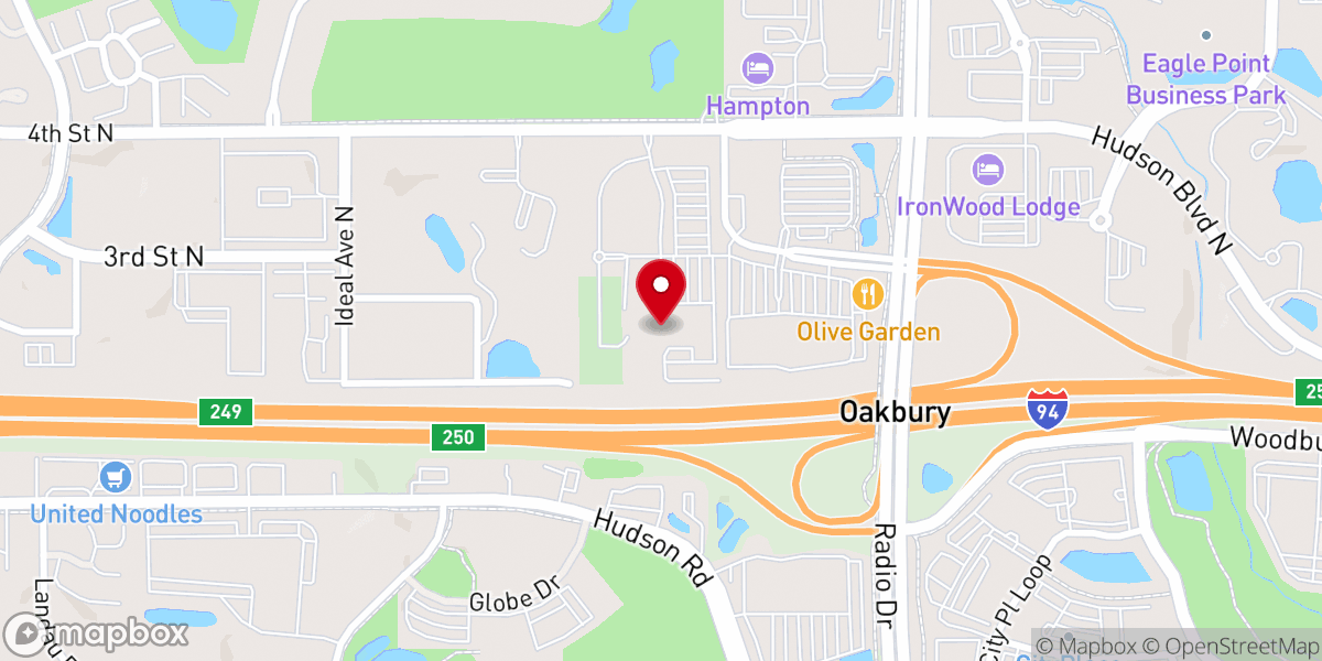 Map showing location of Guardian Angels Catholic Church