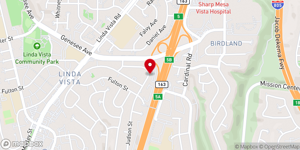 Map showing location of Chinese Evangelical Church