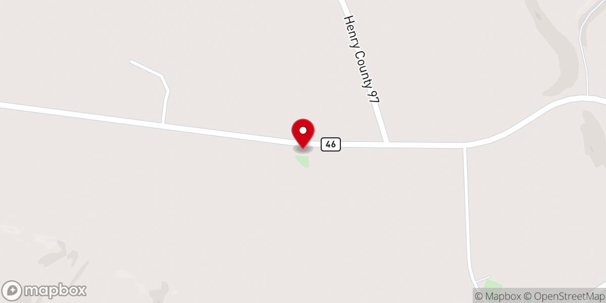 Map showing location of Poplar Springs Church