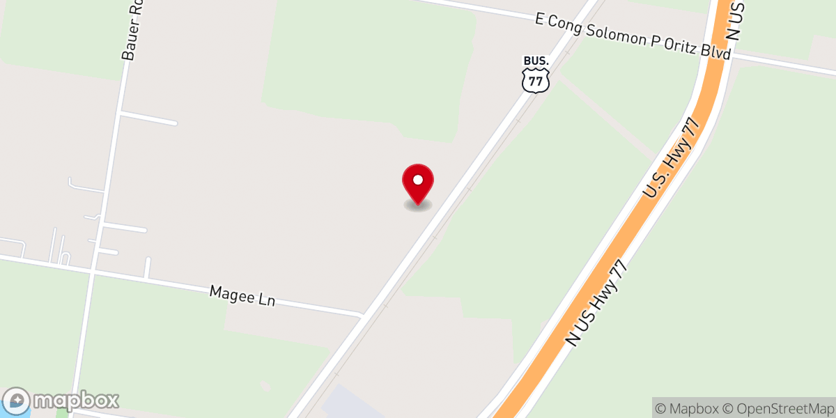 Map showing location of Calvary Fellowship Church