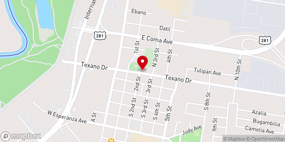 Map showing location of Kaleo International Inc