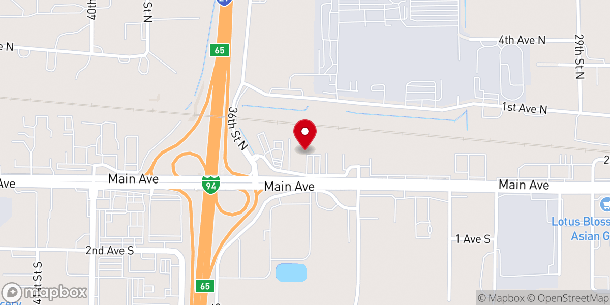 Map showing location of The Door Christian Fellowship Church